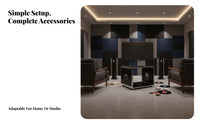 Open Frame Amplifier Rack Simple Design Audio Cabinet robustDuty for Living Room