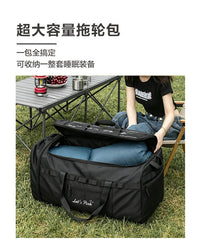 Large Capacity Wheeled Travel Organizer Bag with Handle