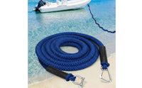 Elastic Bungee Docking Rope Quick Hook Bungee Mooring Line Stretchable Dock Rope for Marina, Beach