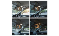 Easy to Install Driver Side Sun Visor with Mirror Multi-Angle Positioning Driver Side Sun Visor Anti-Glare Car Part Matte Finish for DIY Mechanics, Interior Restoration