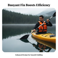 Double-Bladed Kayak Paddle Reinforced Portable Kayak Paddle Split Shaft Boat Oar Buoyant Design Aquatic Activities Equipment