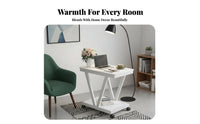 Rolling C-Table Nordic aesthetic Nightstand Lockable casters for Homeowners, Students