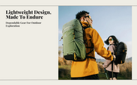 Lightweight foldable daypack for hiking and camping