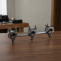 Drum Extension Bar with Clamps Adjustable Drum Hardware Extension Bar Space Efficient Percussion Accessory for Drummers, Home Studios