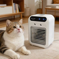 Mini Pet Air Cooler Ventilated Pet Air Cooler White