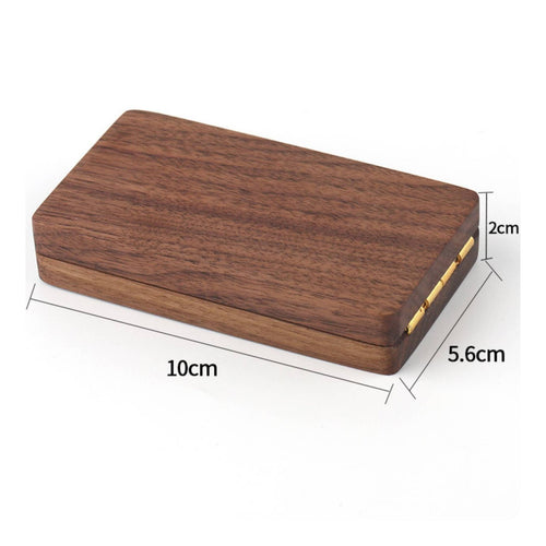 Wedding Band Box Velvet Velvet-Lined Jewelry Storage Compact Size for Couples
