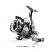 Rotating Reel with Shallow Spool Waterproof Carbon Fiber Fishing Reel Lightweight for Anglers