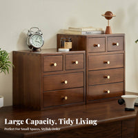Multi-Drawer Storage Box Effortless Sliding Drawers Home Organization Stackable