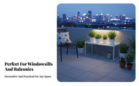 Narrow Windowsill plant storage-areasaving Countertop Rack Lightweight