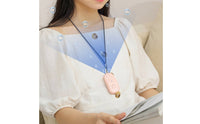 Negative Ion Technology Wearable Air Purifier Lightweight Necklace Air Purifier Mini Size Portable USB Rechargeable for Commuters, Office Workers, Allergy Sufferers, Travel, Car, Public Transport