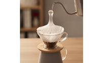 Folded-Paper Coffee Dripper Shatterproof Resin Pour over Coffee Dripper Shatterproof Folded-Paper Strainer Cup for Baristas, Kitchen, Office
