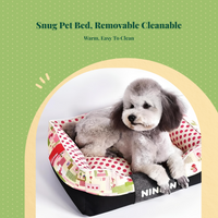 Calming Plush Pet Bed
Removable Cover
Warming Comfort
