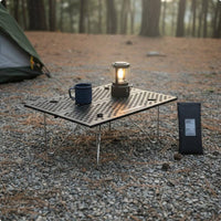 Foldable Ultralight Folding Table Compact Ultralight Backpacking Table Quick Setup No Tools Required for Backpackers, Campers, Hiking