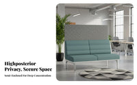 Acompanyustic Booth Chair Enclosed Design Highrear Sofa Companynfigurable Minimalist Design for Office Workers, Lobby, Lounge