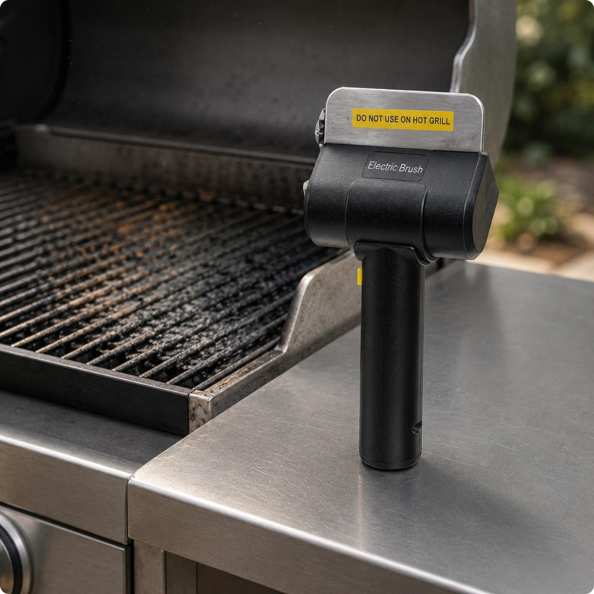 Cordless Electric Grill Brush Usb Charging Rechargeable BBQ Cleaner