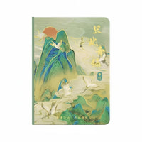 Chinese Design Dimensional Hardcover Notebook, Student Use, Graduation Gift, Retro Style, Thick Paper, Portable Planner