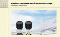 wirelesslink fifth-generation Tire Pressure tracking System, External Sensors, Motorcycle, Instant Pressure & Temperature Display, Waterproof LCD Display