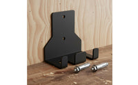 Wall Mounted Barbell Holder Space-Saving Wall Mounted Bar Rack Easy Installation Barbell Hanger for Weightlifters, Basement