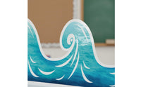 15 Ocean Wave Sticker Border Easy to Decorate Classroom Decor Long-Lasting