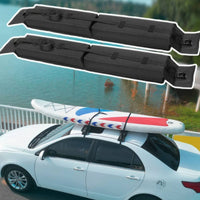 11 Pieces Anti-Slip Soft Roof Rack Pads Quick Release Buckles Surfboard Car Rack Easy Storage Kayak Roof Pads Space-Saving for Surfers, Kayakers, Skiers, Outdoor, Travel