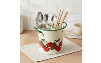 Divided Utensil Holder Draining Design Cutlery Holder Multipurpose for Vanity