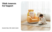 CreatureShaped kids' Lounger Lightthis productight Floor Chair this productar-Resistant for Toddlers