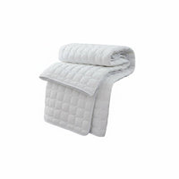 Quilted Mattress Protector Breathable Quilted Mattress Pad Skin Friendly Padded Bed Topper for Hotel, Guesthouse, Dorm Room