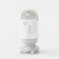 Easy Mobility Spacecraft Trash Can Wastebasket Wheeled