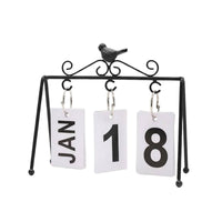 Flip Desk Calendar Rectangular Desktop Decor Decorative