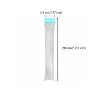 Double Seal Disposable Ice Ice Pop Bag Leakproof DIY Ice Ice Pop Pouch Easy to Fill Ice Ice Pop Bag Includes Funnel for Home Making, Summer Treats