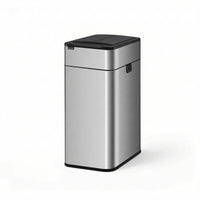 Motion Sensor Trash Can with Lid Odor Control Touchless Trash Can Compact