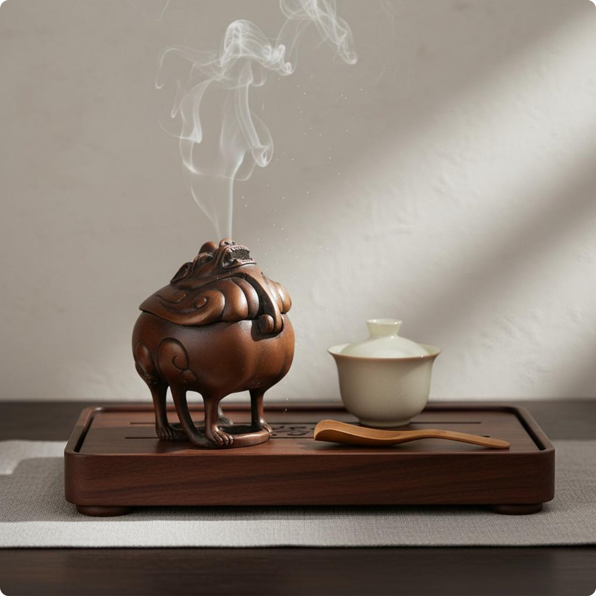 Auspicious Creature Fragrance Burner Zen Aesthetic Table Ornament
