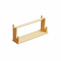 Solid Wood Tiered Bracelet Display Rack 2 Tier Wooden Jewelry Stand Multi-Purpose Desk Jewelry Organizer Tangle Tangle-Resistant for Vanity, Dresser