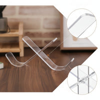 Acrylic Hockey Puck Display Stand Compact Hockey Puck Holder Sleek Modern for Office Desk