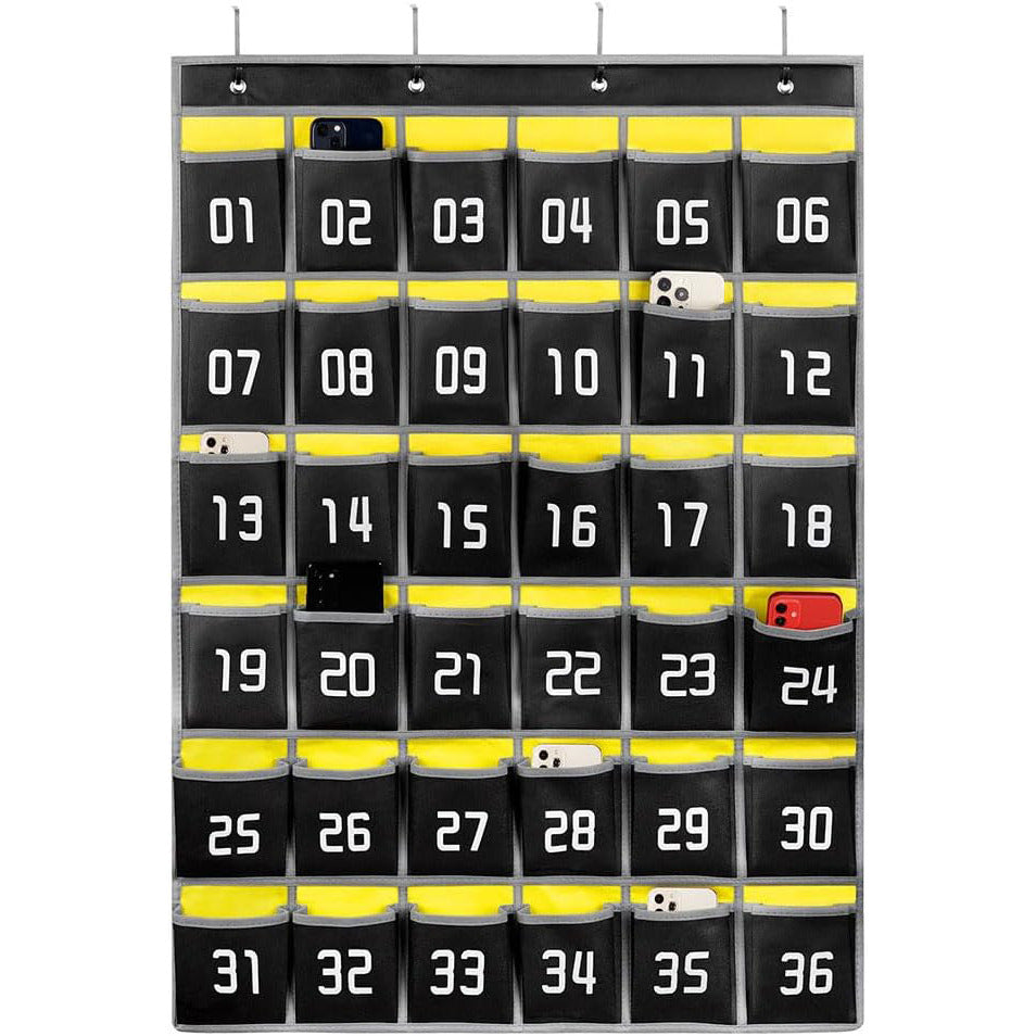 36-Pocket Wall Hanging Organizer for Classroom Storage
