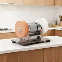 Mini Bench Grinder Compact Size Power Tool Stainless Steel Body for Hobbyists