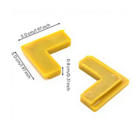 Vintage Aluminum Alloy Opening Screen Corner Bracket, Plastic Internal Angle Connector, Easy Installation, firm-fit, DIY Home Opening Accessories