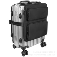 多功能背包行李箱挂包登机箱扩容收纳包轻便双肩包马甲便携