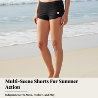 Athletic Shorts, Quick Dry, High Split, Women's Gym Wear