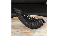 Metal Sculpture Openwork Geometric Sculpture Faceted Desk Figurine for Living Room, Bookshelf