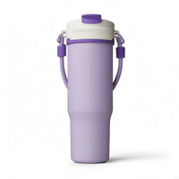 Portable Wireless Juicer Cup Ice Crushing Rechargeable Blender with Travel Lid Lid Personal Blender with Straw Stainless Steel