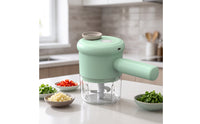 Food Chopper Electric Chopper with Handle Small Onion Cutter for Kitchen