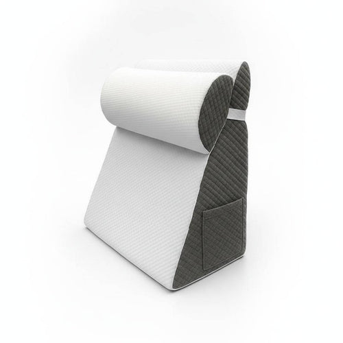 2 Pieces Triangular Backrest Cushion Quilted Triangular Back Pillow