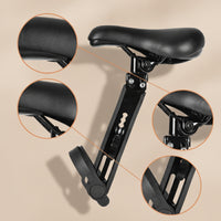 Padded Child Bike Seat with Post Adjustable Child Bike Seat Safe Practical for Family Rides