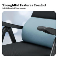 Transformable Lounger Double-purposeUse Design Transformable Armchair Bed Fully Reclining Sturdy Frame for Students