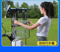 电动车遮雨棚新款伸缩可折叠快拆遮阳伞防水防晒电瓶摩托车遮雨伞