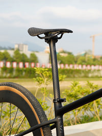Carbon Fiber Bicycle Seatpost Super Light Round Head with Offset 5/20 Degrees