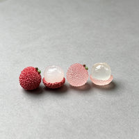 Glow-in-the-Dark Lychee Resin Car Dashboard Figurine