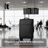 Softside Suitcase Lightweight Softside long-lasting Fabric for Adults