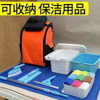 家政保洁专用背包印制LOGO印字大容量收纳包家电开荒拉杆工具箱